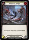Image for Torrent of Tempo (Yellow) (Crucible of War) (CRU070) - Flesh and Blood TCG