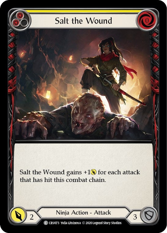 Image for Salt the Wound (Crucible of War) (CRU073) - Flesh and Blood TCG