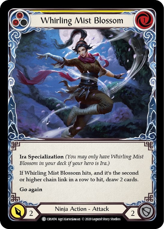 Image for Whirling Mist Blossom (Crucible of War) (CRU074) - Flesh and Blood TCG