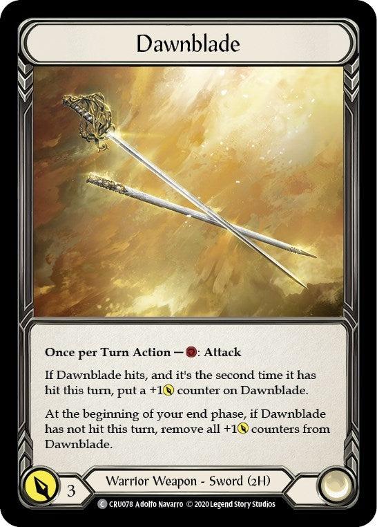 Image for Dawnblade (Crucible of War) (CRU078) - Flesh and Blood TCG