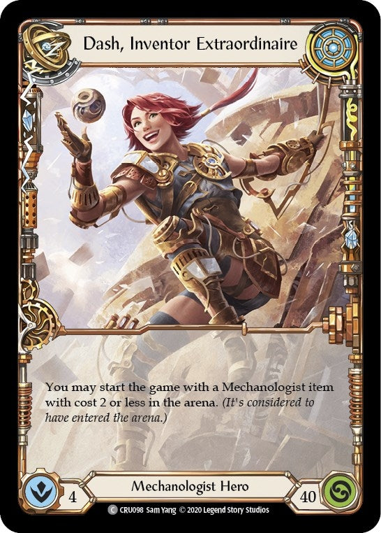 Image for Dash, Inventor Extraordinaire (Crucible of War) (CRU098) - Flesh and Blood TCG