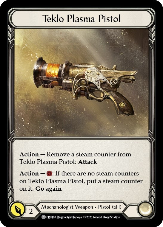 Image for Teklo Plasma Pistol (Crucible of War) (CRU100) - Flesh and Blood TCG