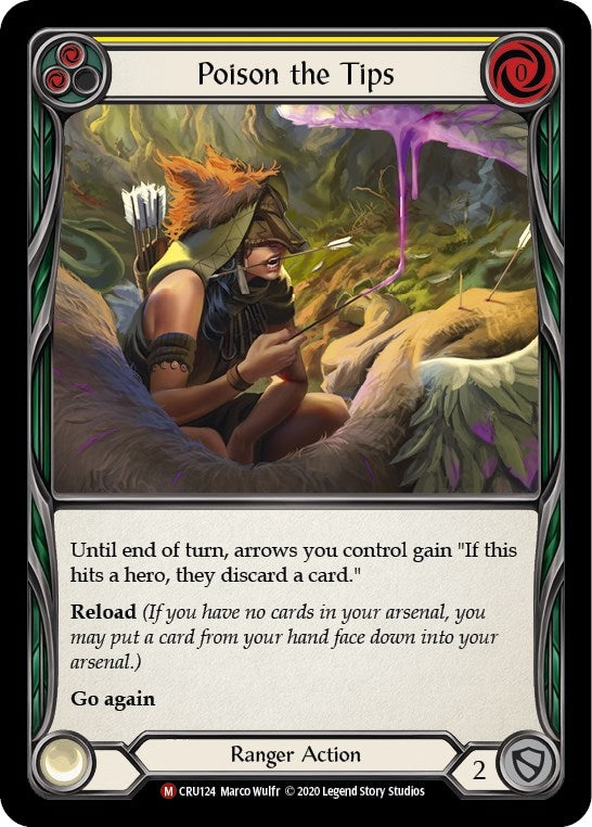Image for Poison the Tips (Crucible of War) (CRU124) - Flesh and Blood TCG