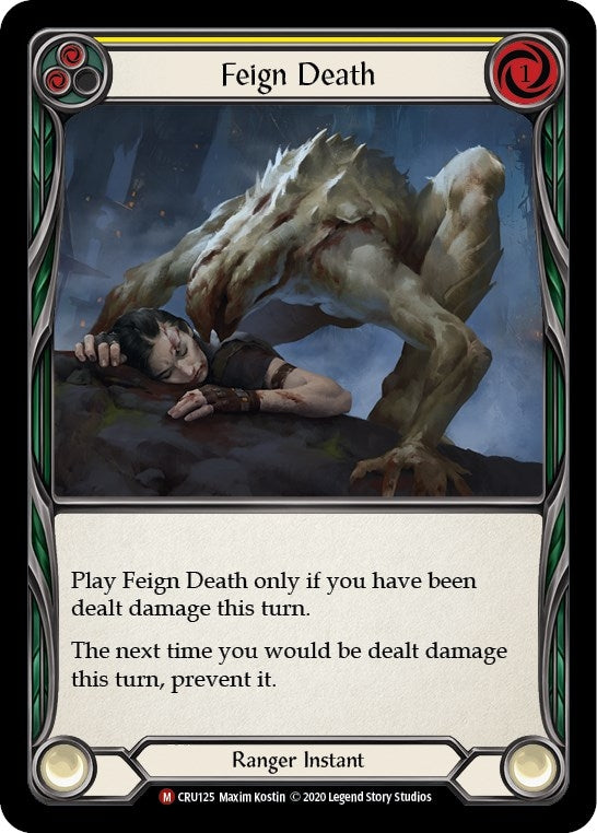 Image for Feign Death (Crucible of War) (CRU125) - Flesh and Blood TCG