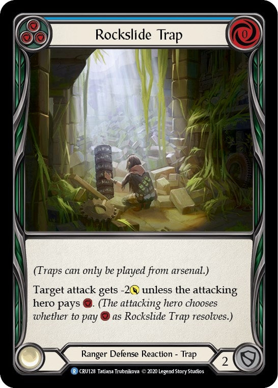 Image for Rockslide Trap (Crucible of War) (CRU128) - Flesh and Blood TCG