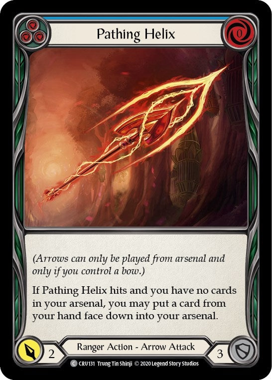 Image for Pathing Helix (Blue) (Crucible of War) (CRU131) - Flesh and Blood TCG