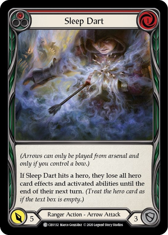 Image for Sleep Dart (Red) (Crucible of War) (CRU132) - Flesh and Blood TCG