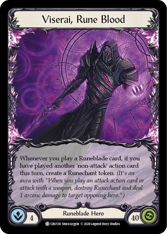 Image for Viserai, Rune Blood (Crucible of War) (CRU138) - Flesh and Blood TCG