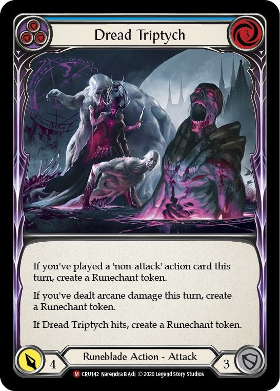 Image for Dread Triptych (Crucible of War) (CRU142) - Flesh and Blood TCG