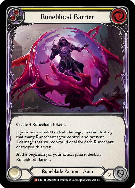 Image for Runeblood Barrier (Crucible of War) (CRU144) - Flesh and Blood TCG