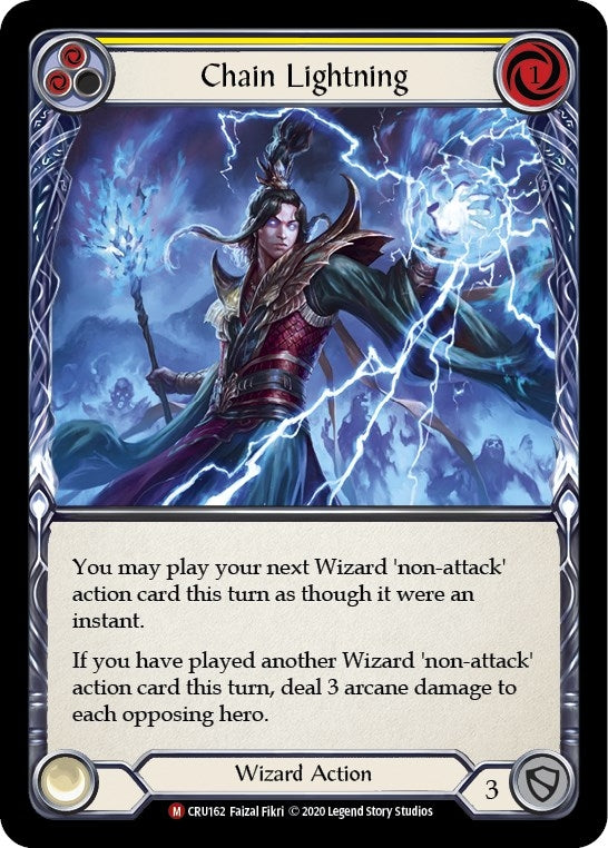 Image for Chain Lightning (Crucible of War) (CRU162) - Flesh and Blood TCG