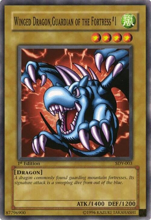 Image for Winged Dragon, Guardian of the Fortress #1 (Starter Deck: Yugi) (SDY-003) - YuGiOh