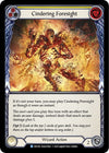 Image for Cindering Foresight (Yellow) (Crucible of War) (CRU166) - Flesh and Blood TCG