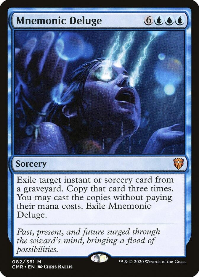 Image for Mnemonic Deluge (Commander Legends) (82) - Magic: The Gathering