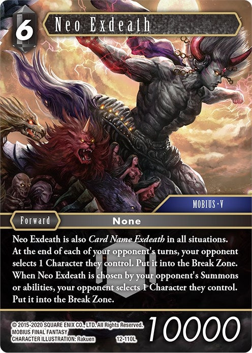 Image for Neo Exdeath (Opus XII) (12-110L) - Final Fantasy TCG