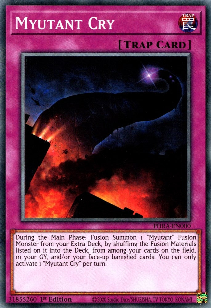 Image for Myutant Cry (Phantom Rage) (PHRA-EN000) - YuGiOh