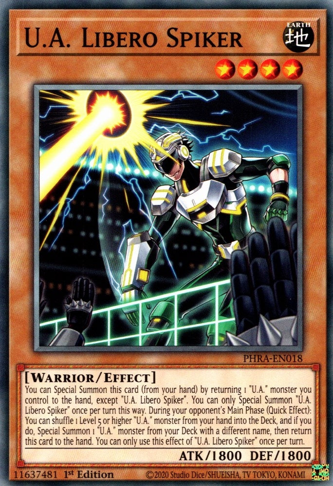 Image for U.A. Libero Spiker (Phantom Rage) (PHRA-EN018) - YuGiOh