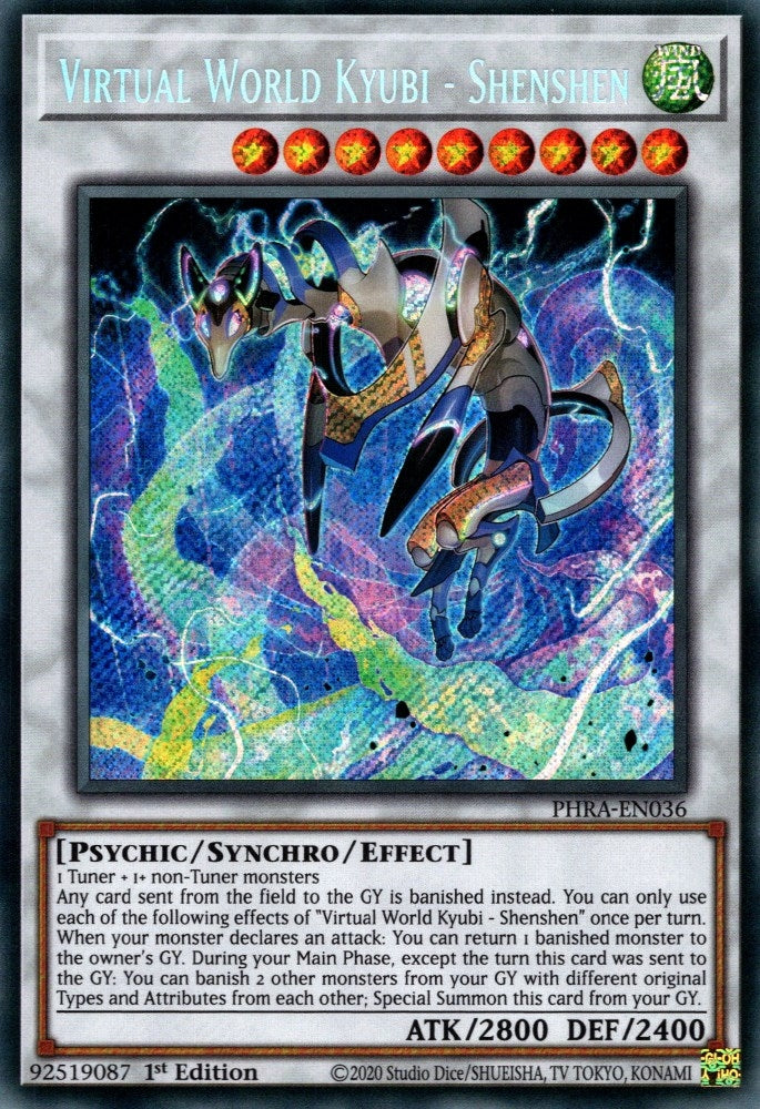 Image for Virtual World Kyubi - Shenshen (Phantom Rage) (PHRA-EN036) - YuGiOh
