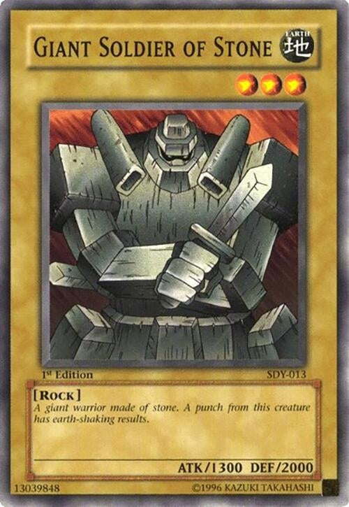 Image for Giant Soldier of Stone (Starter Deck: Yugi) (SDY-013) - YuGiOh