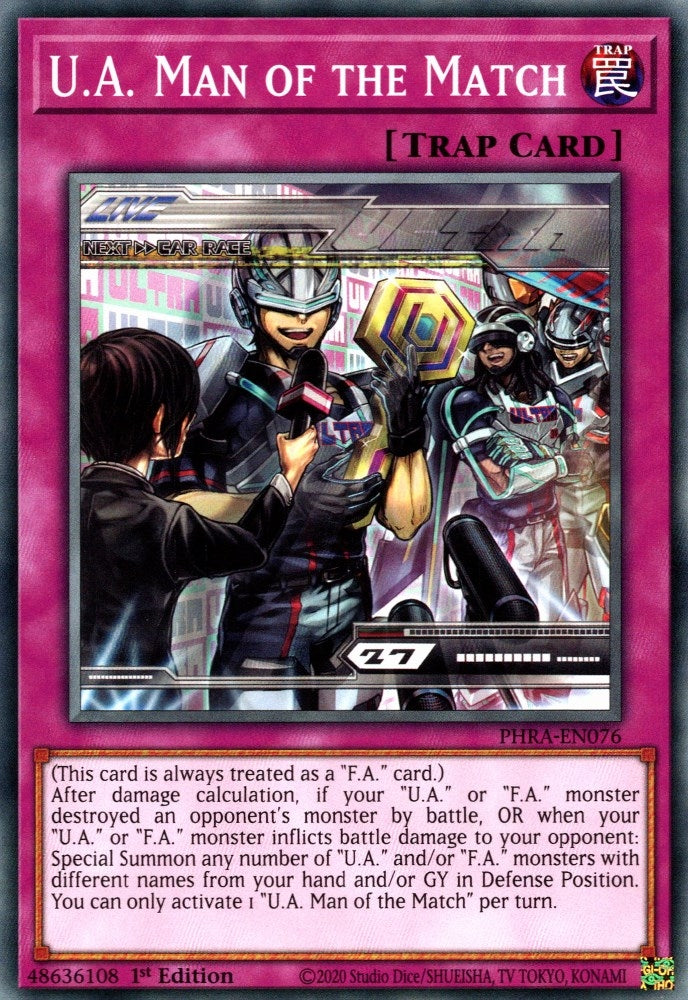 Image for U.A. Man of the Match (Phantom Rage) (PHRA-EN076) - YuGiOh