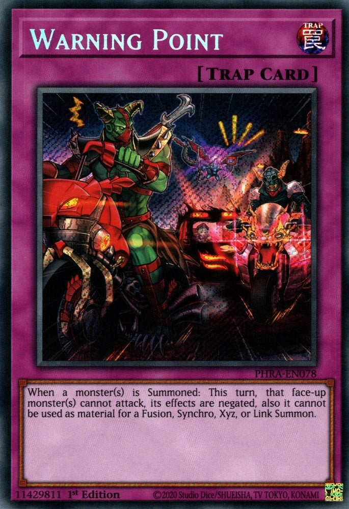 Image for Warning Point (Phantom Rage) (PHRA-EN078) - YuGiOh