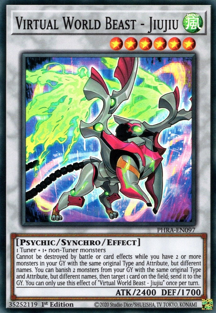Image for Virtual World Beast - Jiujiu (Phantom Rage) (PHRA-EN097) - YuGiOh