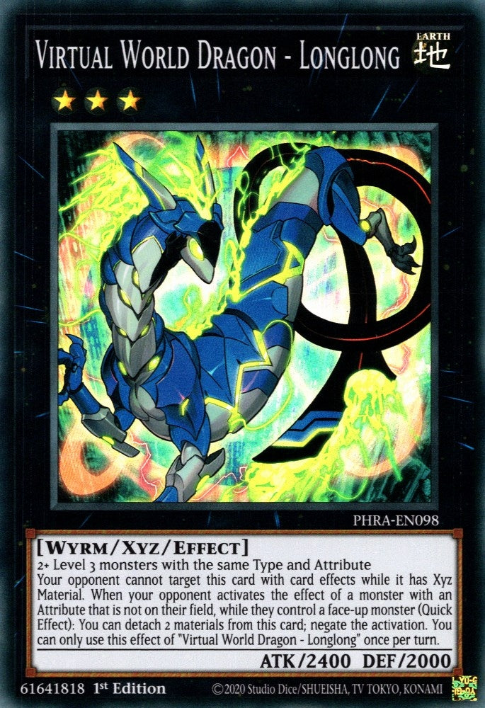Image for Virtual World Dragon - Longlong (Phantom Rage) (PHRA-EN098) - YuGiOh