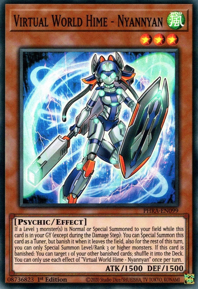 Image for Virtual World Hime - Nyannyan (Phantom Rage) (PHRA-EN099) - YuGiOh