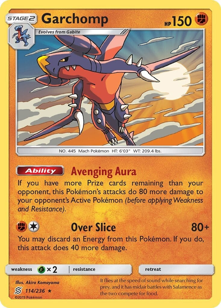 Image for Garchomp - 114/236 (SM Unified Minds) (Deck Exclusives) (114/236) - Pokemon