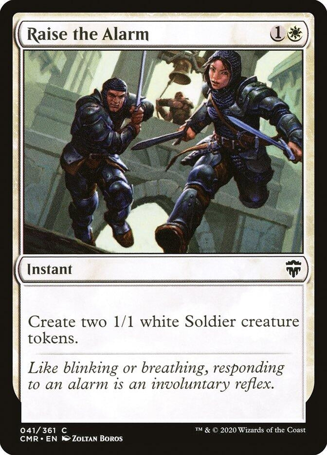 Image for Raise the Alarm (Commander Legends) (41) - Magic: The Gathering