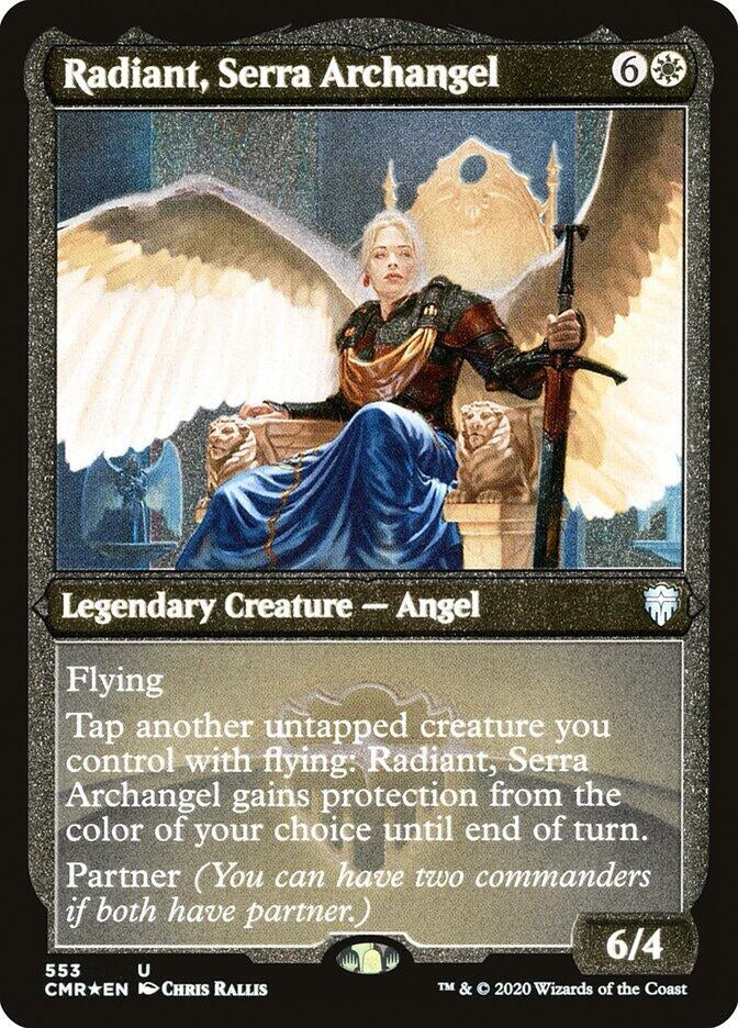 Image for Radiant, Serra Archangel (Foil Etched) (Commander Legends) (553) - Magic: The Gathering