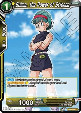 Image for Bulma, the Power of Science (Draft Box 06 - Giant Force) (DB3-090) - Dragon Ball Super: Masters