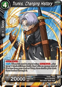 Image for Trunks, Changing History (Draft Box 06 - Giant Force) (DB3-108) - Dragon Ball Super: Masters