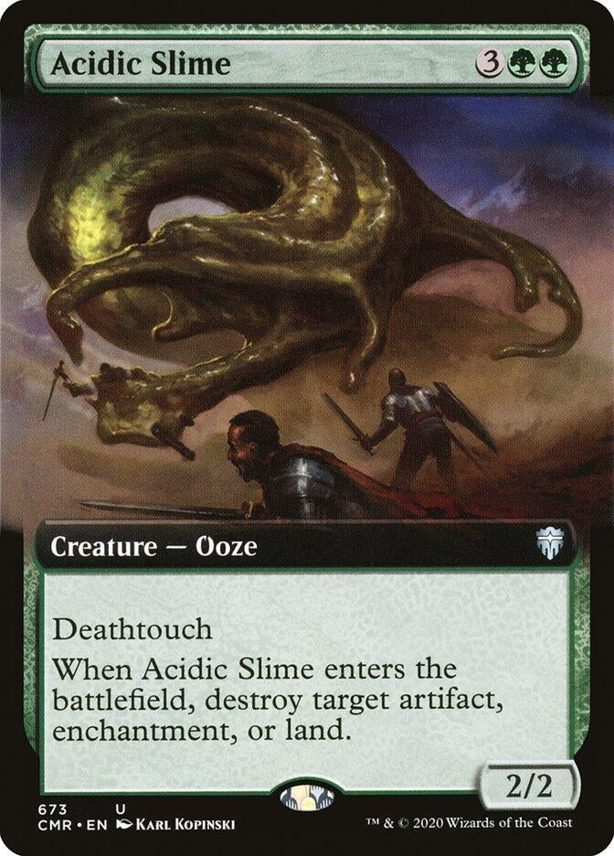 Image for Acidic Slime (Extended Art) (Commander Legends) (673) - Magic: The Gathering
