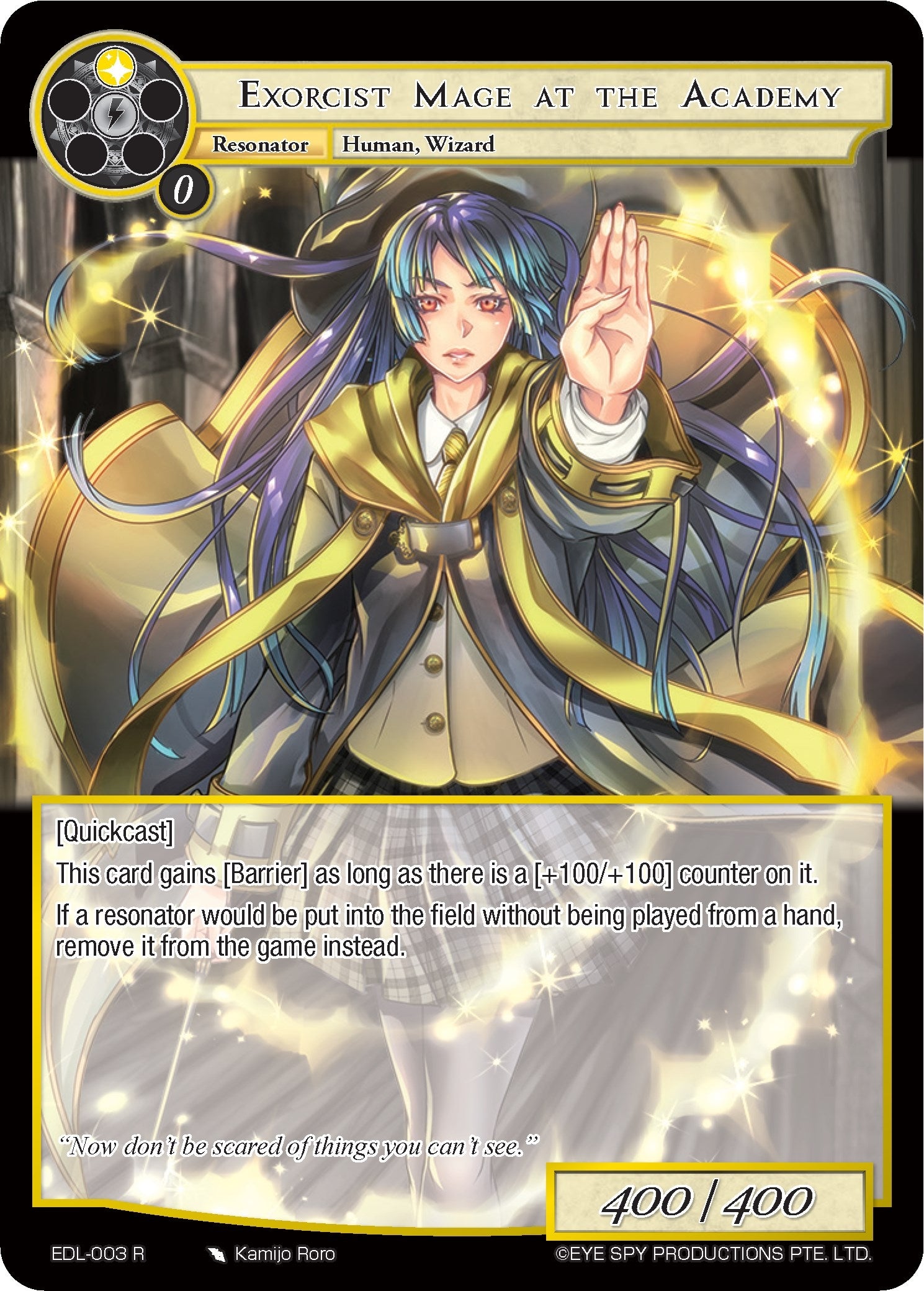 Image for Exorcist Mage at the Academy (The Epic of the Dragon Lord) (EDL-003) - Force of Will