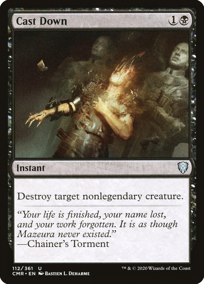 Image for Cast Down (Commander Legends) (112) - Magic: The Gathering