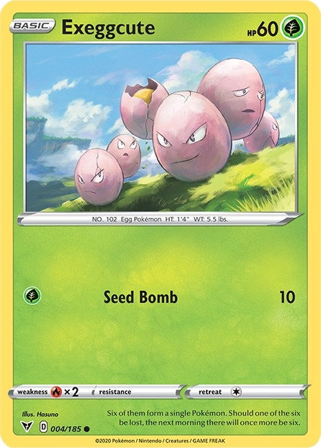 Image for Exeggcute (SWSH04: Vivid Voltage) (004/185) - Pokemon