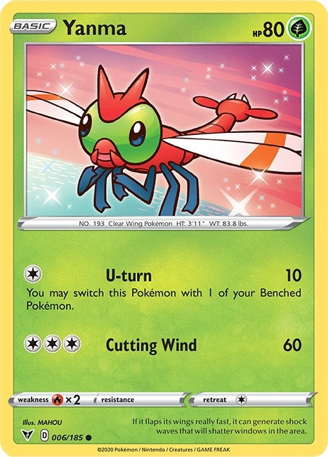Image for Yanma (SWSH04: Vivid Voltage) (006/185) - Pokemon