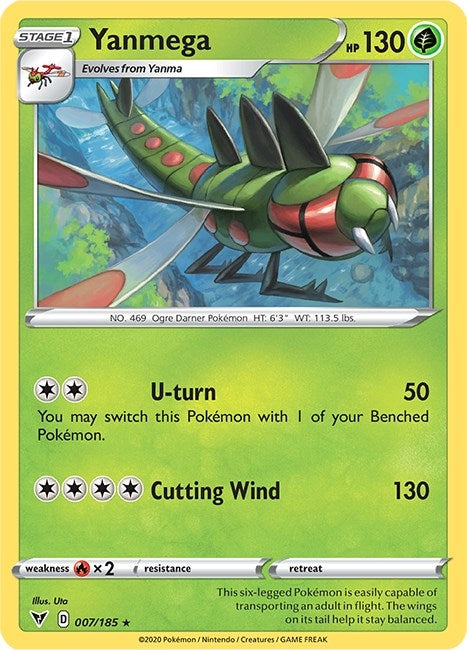 Image for Yanmega (SWSH04: Vivid Voltage) (007/185) - Pokemon