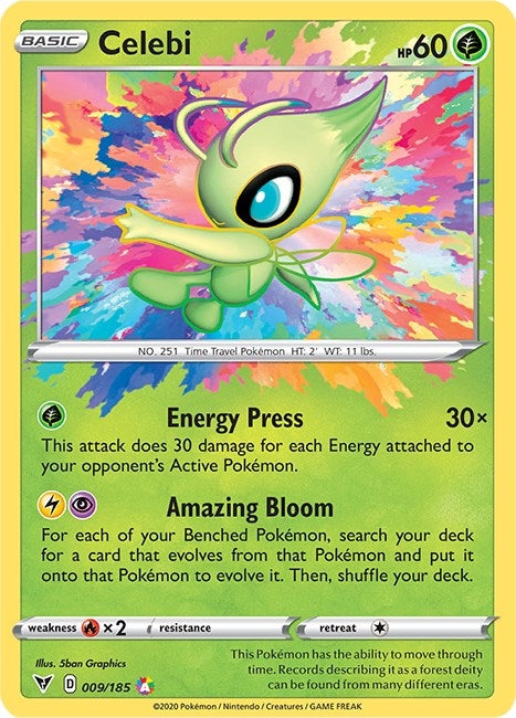 Image for Celebi (SWSH04: Vivid Voltage) (009/185) - Pokemon