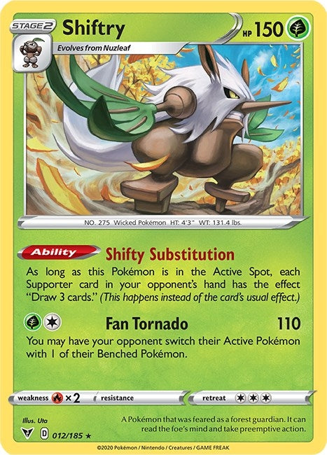 Image for Shiftry (SWSH04: Vivid Voltage) (012/185) - Pokemon