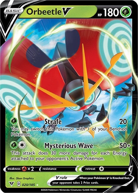 Image for Orbeetle V (SWSH04: Vivid Voltage) (020/185) - Pokemon