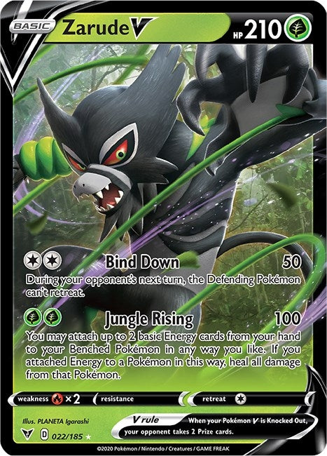 Image for Zarude V (SWSH04: Vivid Voltage) (022/185) - Pokemon
