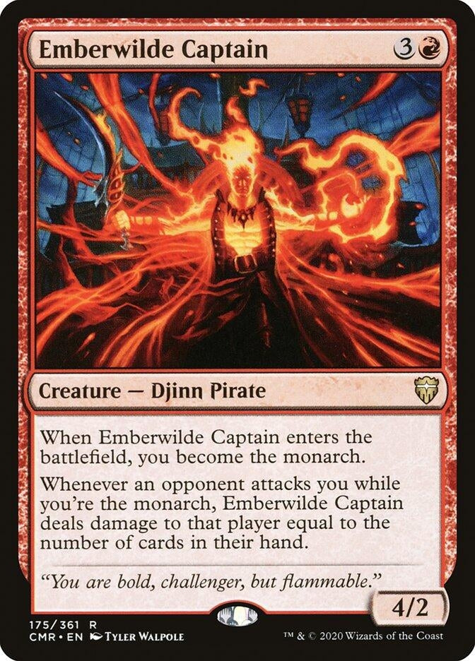 Image for Emberwilde Captain (Commander Legends) (175) - Magic: The Gathering