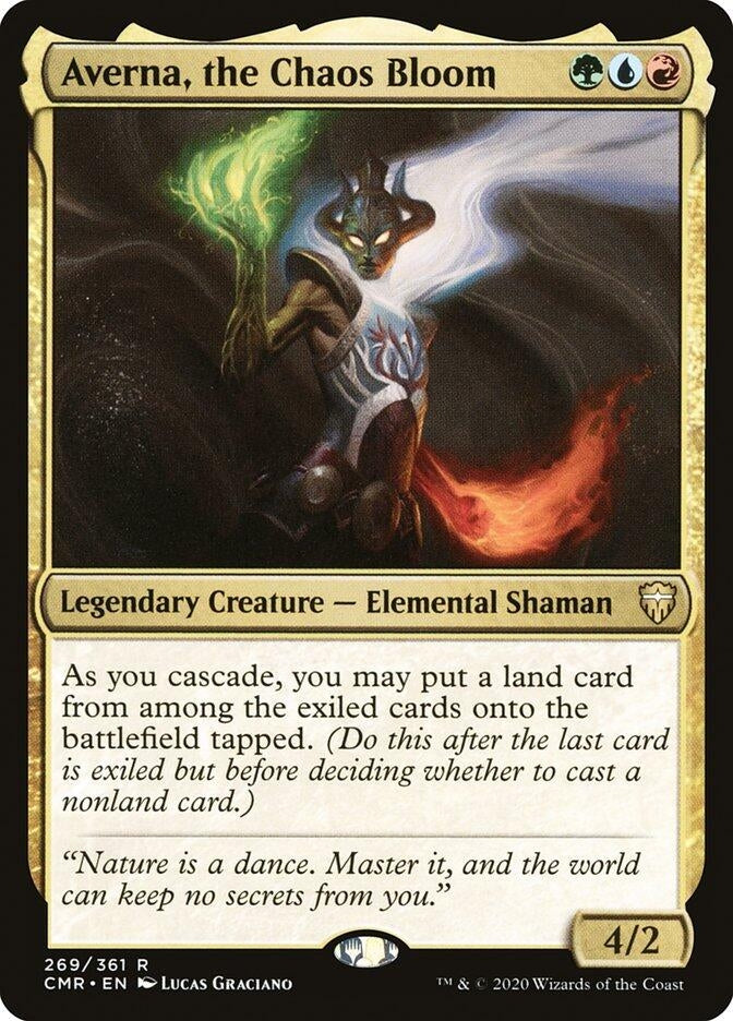 Image for Averna, the Chaos Bloom (Commander Legends) (269) - Magic: The Gathering