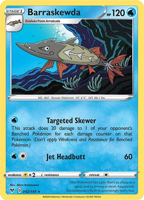 Image for Barraskewda (SWSH04: Vivid Voltage) (042/185) - Pokemon
