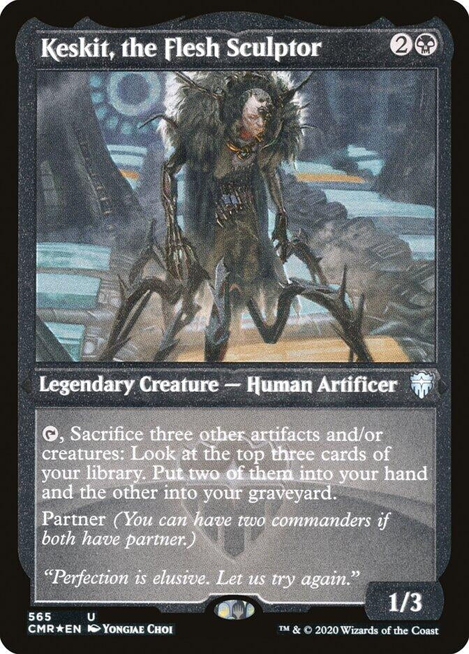 Image for Keskit, the Flesh Sculptor (Foil Etched) (Commander Legends) (565) - Magic: The Gathering