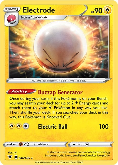 Image for Electrode (SWSH04: Vivid Voltage) (046/185) - Pokemon