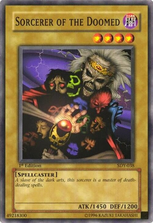 Image for Sorcerer of the Doomed (Starter Deck: Yugi) (SDY-038) - YuGiOh