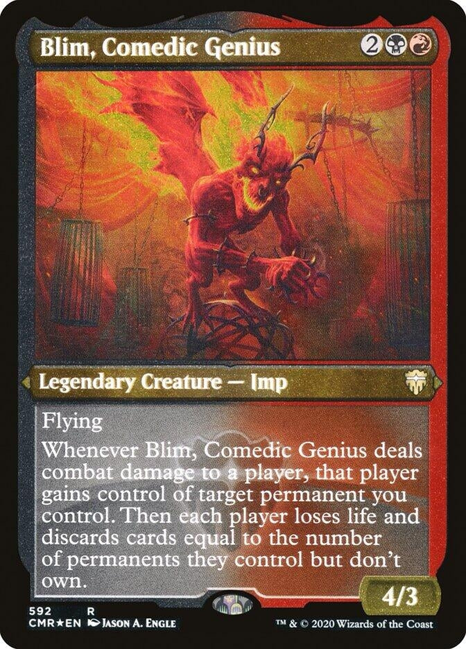 Image for Blim, Comedic Genius (Foil Etched) (Commander Legends) (592) - Magic: The Gathering
